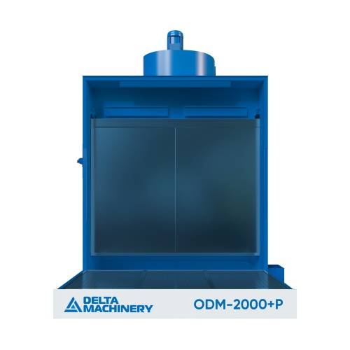 Покрасочная камера с водяной завесой DELTAMACHINERY ODM-2000+P(1м) c дополнительным активным полом
